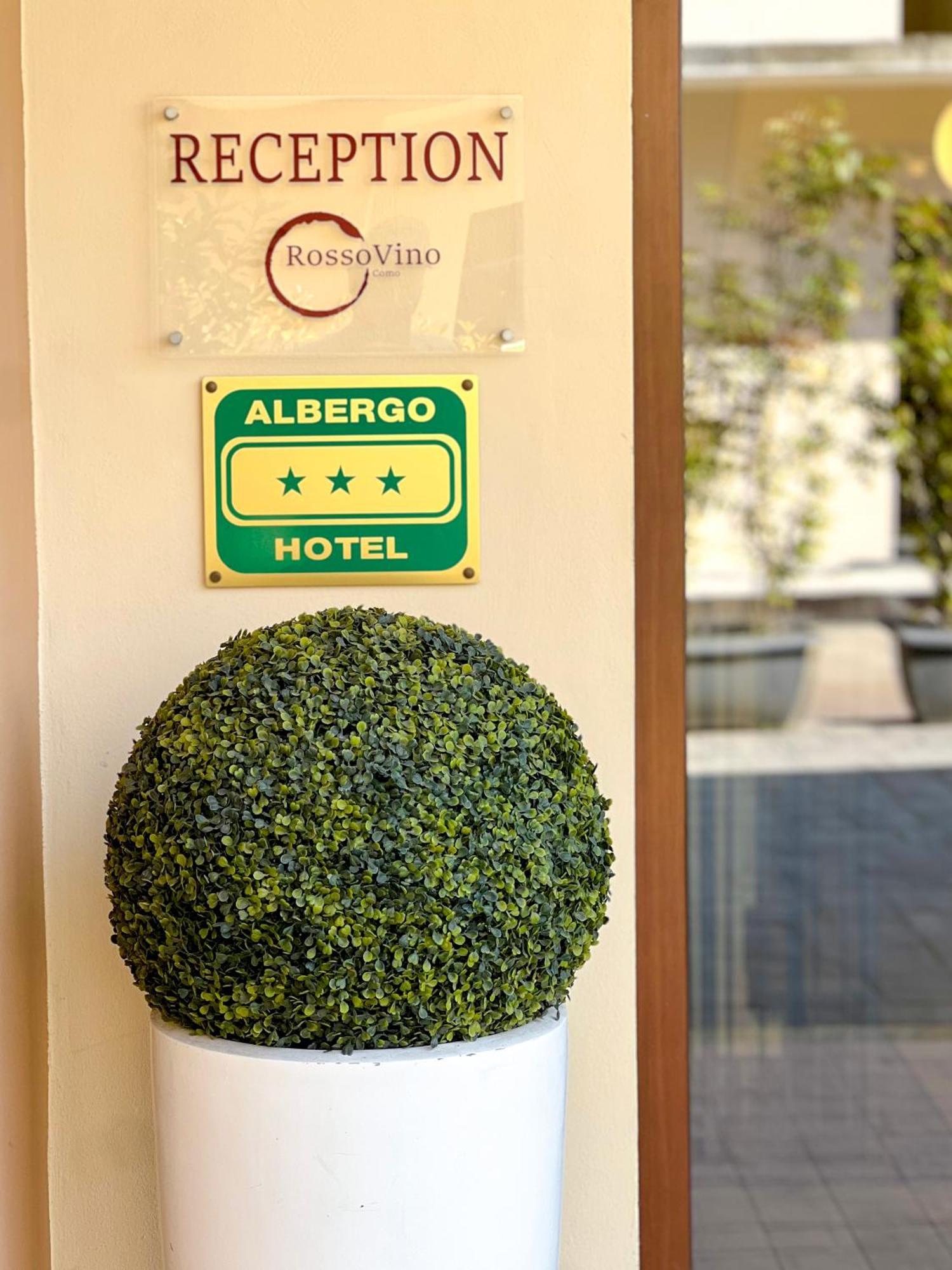 Hotel Rossovino Côme Esterno foto